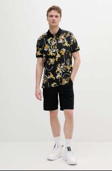 Хлопковое поло Versace Jeans Couture