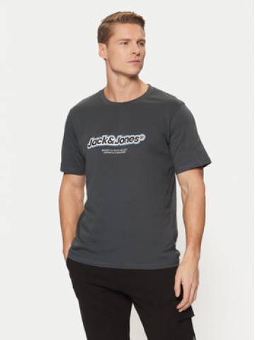 Jack&Jones Футболка Vesterbro 12265740 Сірий Relaxed Fit Jack&Jones Футболка Vesterbro 12265740 Сірий Relaxed Fit