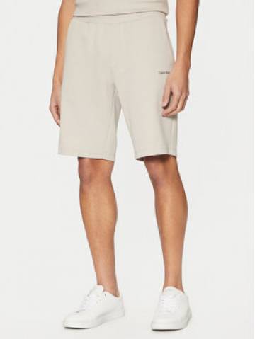 Calvin Klein Спортивні шорти Micro Logo K10K111208 Бежевий Regular Fit Calvin Klein Спортивні шорти Micro Logo K10K111208 Бежевий Regular Fit