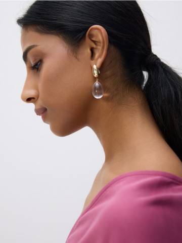 Reserved - Сережки-підвіски - різнобарвний - 942CO-MLC