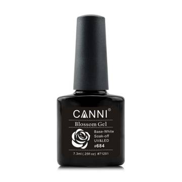 База под акварельный гель-лак для ногтей Canni Blossom Gel 684 Белая, 7.3 мл База под акварельный гель-лак для ногтей Canni Blossom Gel 684 Белая, 7.3 мл