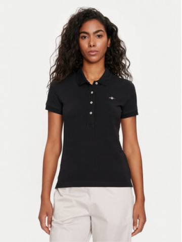Gant Поло Shield 4200870 Чорний Slim Fit Gant Поло Shield 4200870 Чорний Slim Fit