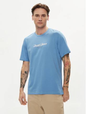Jack&Jones Футболка Henry 12248600 Голубий Standard Fit Jack&Jones Футболка Henry 12248600 Голубий Standard Fit
