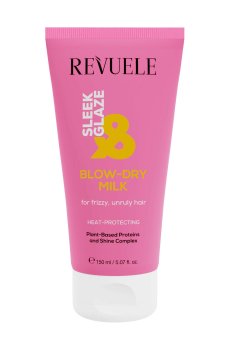 Молочко Revuele Sleek & Glaze Blow-Dry Milk для сушки волос феном, 150 мл