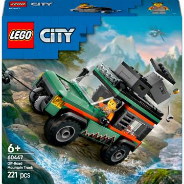 Конструктор LEGO City Позашляхова гірська вантажівка 4x4 (60447) Конструктор LEGO City Позашляхова гірська вантажівка 4x4 (60447)