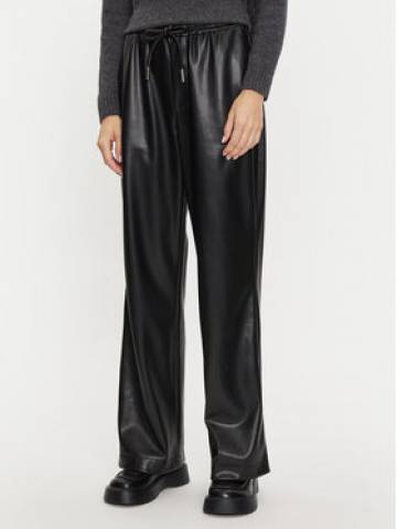 Silvian Heach Штани зі штучної шкіри GPA24235PA Чорний Wide Leg Silvian Heach Штани зі штучної шкіри GPA24235PA Чорний Wide Leg