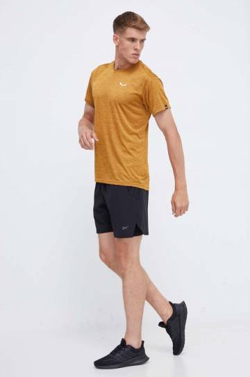 Спортивная футболка Salewa Puez Melange цвет серый меланж Спортивная футболка Salewa Puez Melange цвет серый меланж