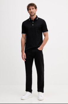 Хлопковое поло Emporio Armani