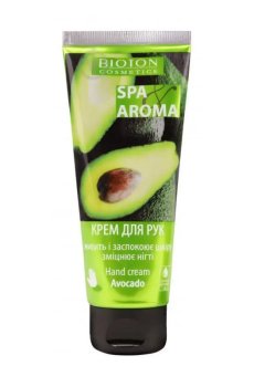 Уценка! Успокаивающий и питательный крем для рук Bioton Cosmetics Spa & Aroma Hand Cream с маслом авокадо, 75 мл