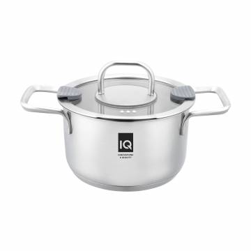 Кастрюля IQ Be Creative с крышкой, 22 см, 4.6 л (IQ-2050-22) Кастрюля IQ Be Creative с крышкой, 22 см, 4.6 л (IQ-2050-22)