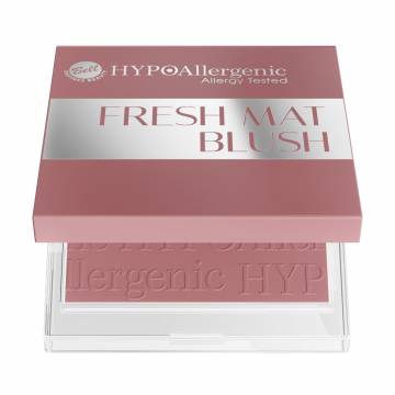 Матовые румяна для лица Bell HypoAllergenic Fresh Mat Blush 01 Dahlia, 4.7 г Матовые румяна для лица Bell HypoAllergenic Fresh Mat Blush 01 Dahlia, 4.7 г