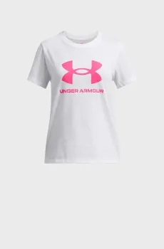 Детская белая футболка UA BIG LOGO SS Белый 7 Under Armour 1389756-100