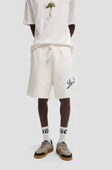 Мужские белые шорты Белый L HUGO 50539002;102