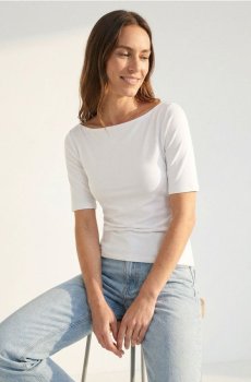 Бавовняна футболка basic - білий