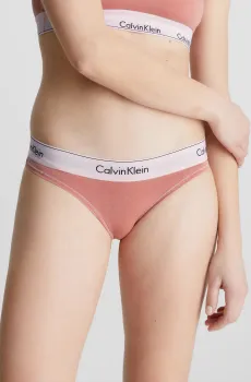 Женские персиковые трусики BIKINI Оранжевый S Calvin Klein 000QF7209E