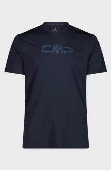 Мужская темно-синяя футболка CO Синий 46 CMP 39T7117P-74MN