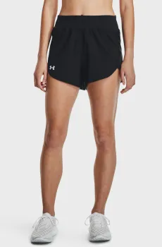Женские черные шорты UA Fly By Elite HI SHORT Черный M Under Armour 1373328-002