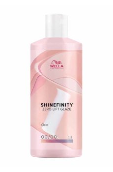 Уценка! Полуперманентная краска для волос Wella Professionals Shinefinity Zero Lift Glaze 00/00 Crystal Glaze, 500 мл (бустер)