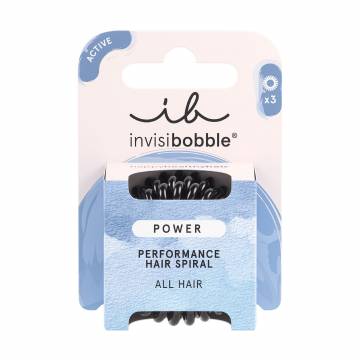 Резинка-браслет для волос Invisibobble Power True Black, 3 шт