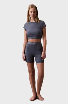 Женские темно-синие велосипедки BIKE SHORT Синий S Calvin Klein 000QS7216E