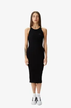 Женское черное платье Черный 42 Lacoste EF0402031