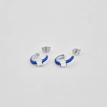 Серебряные серьги Minimal 521068б Серебряные серьги Minimal 521068б