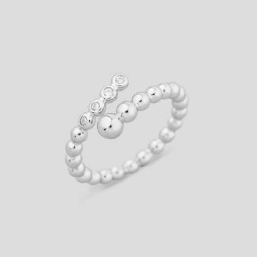 Серебряное кольцо Minimal 1-0037б-18 18 Серебряное кольцо Minimal 1-0037б-18 18