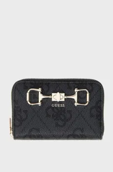 Женский темно-серый кошелек с узором Серый ONESIZE Guess SWOS99.24140;CLO