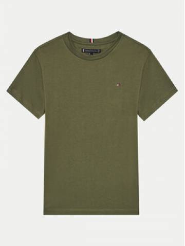 Tommy Hilfiger Футболка Essential KB0KB06879 Зелений Regular Fit Tommy Hilfiger Футболка Essential KB0KB06879 Зелений Regular Fit