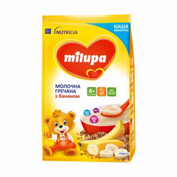 Детская молочная каша Milupa гречневая с бананом, быстрорастворимая, от 6 месяцев, 210 г Детская молочная каша Milupa гречневая с бананом, быстрорастворимая, от 6 месяцев, 210 г