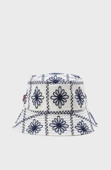 Женская белая панама с узором Белый M Levi’s® 002GQ;0000