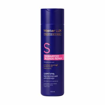 Восстанавливающий шампунь Master LUX Professional Blonde Repair Shampoo для осветленных волос, 250 мл Восстанавливающий шампунь Master LUX Professional Blonde Repair Shampoo для осветленных волос, 250 мл
