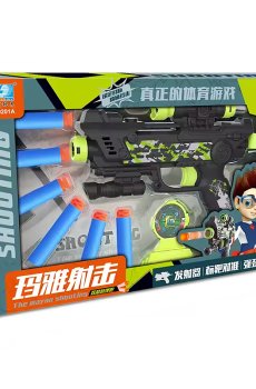 Детская игрушка Бластер DONGFA TOYS на поролоновых патронах, в коробке (DF0201A/MH642008)