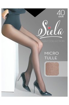 Колготки женские Siela Micro Tulle 40 Den Nero, размер 4