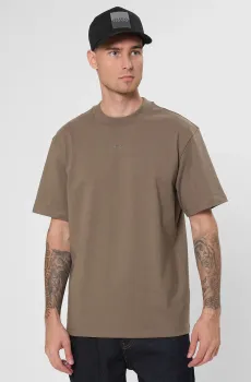 Мужская коричневая футболка Коричневый XL HUGO 50488330;032