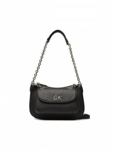 Calvin Klein Сумка Re-Lock Dbl Shoulder Bag K60K610183 Чорний Calvin Klein Сумка Re-Lock Dbl Shoulder Bag K60K610183 Чорний