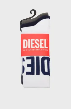 Мужские носки (3 пары) SKM-RAY-THREEPACK  CALZINO Разноцветный 43-46 Diesel 00SAYJ 2QATV