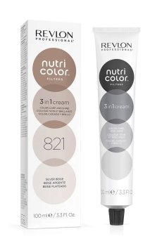 Тонирующая маска для волос Revlon Professional Nutri Color Filters Toning 821 Silver Beige, 100 мл