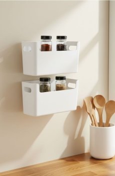 2 коробки для зберігання - білий