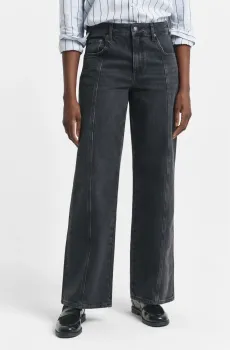 Женские темно-серые джинсы RELAXED STRETCH SEAM JEANS Серый 25 Gant 4100255