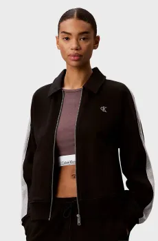 Женская черная спортивная кофта FRENCH TERRY Черный M Calvin Klein Jeans LV047G205G