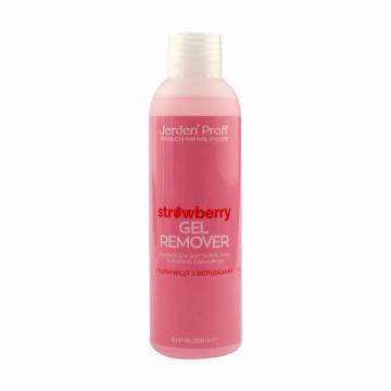 Средство для снятия гель-лака и биогеля Jerden Proff Gel Remover Клубника со сливками, 200 мл Средство для снятия гель-лака и биогеля Jerden Proff Gel Remover Клубника со сливками, 200 мл