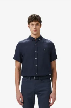 Мужская синяя рубашка Синий 39 Lacoste CH5699T166