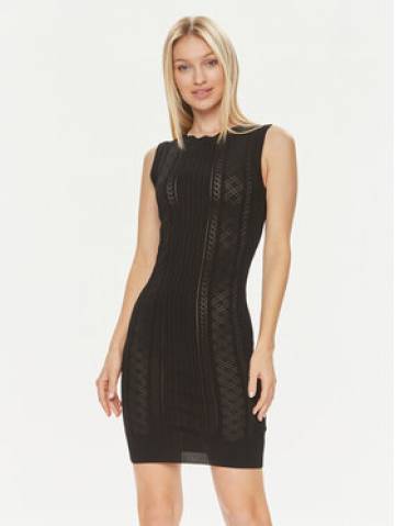 Guess Трикотажна сукня Es Sl Adaline W4GK11 Z2U00 Чорний Slim Fit Guess Трикотажна сукня Es Sl Adaline W4GK11 Z2U00 Чорний Slim Fit