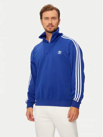 adidas Світшот adicolor Funnel IX5216 Голубий Regular Fit adidas Світшот adicolor Funnel IX5216 Голубий Regular Fit