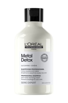 Шампунь для волос LOreal Professionnel Serie Expert Metal Detox Shampoo после окрашивания и осветления, 300 мл
