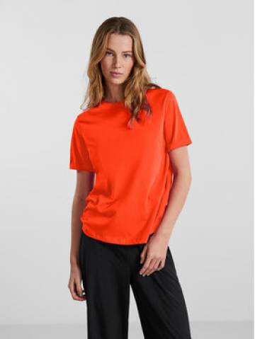 Pieces Футболка Ria 17086970 Червоний Regular Fit Pieces Футболка Ria 17086970 Червоний Regular Fit