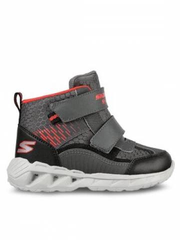 Skechers Черевики Magna-Lights Frosty Fun 401504N/CCBK Сірий Skechers Черевики Magna-Lights Frosty Fun 401504N/CCBK Сірий