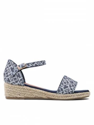 Tommy Hilfiger Еспадрильї Rope Wedge Sandal T3A7-32776-0048 M Cиній Tommy Hilfiger Еспадрильї Rope Wedge Sandal T3A7-32776-0048 M Cиній