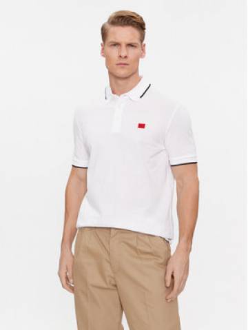 Hugo Поло Deresino232 50490775 Білий Slim Fit Hugo Поло Deresino232 50490775 Білий Slim Fit
